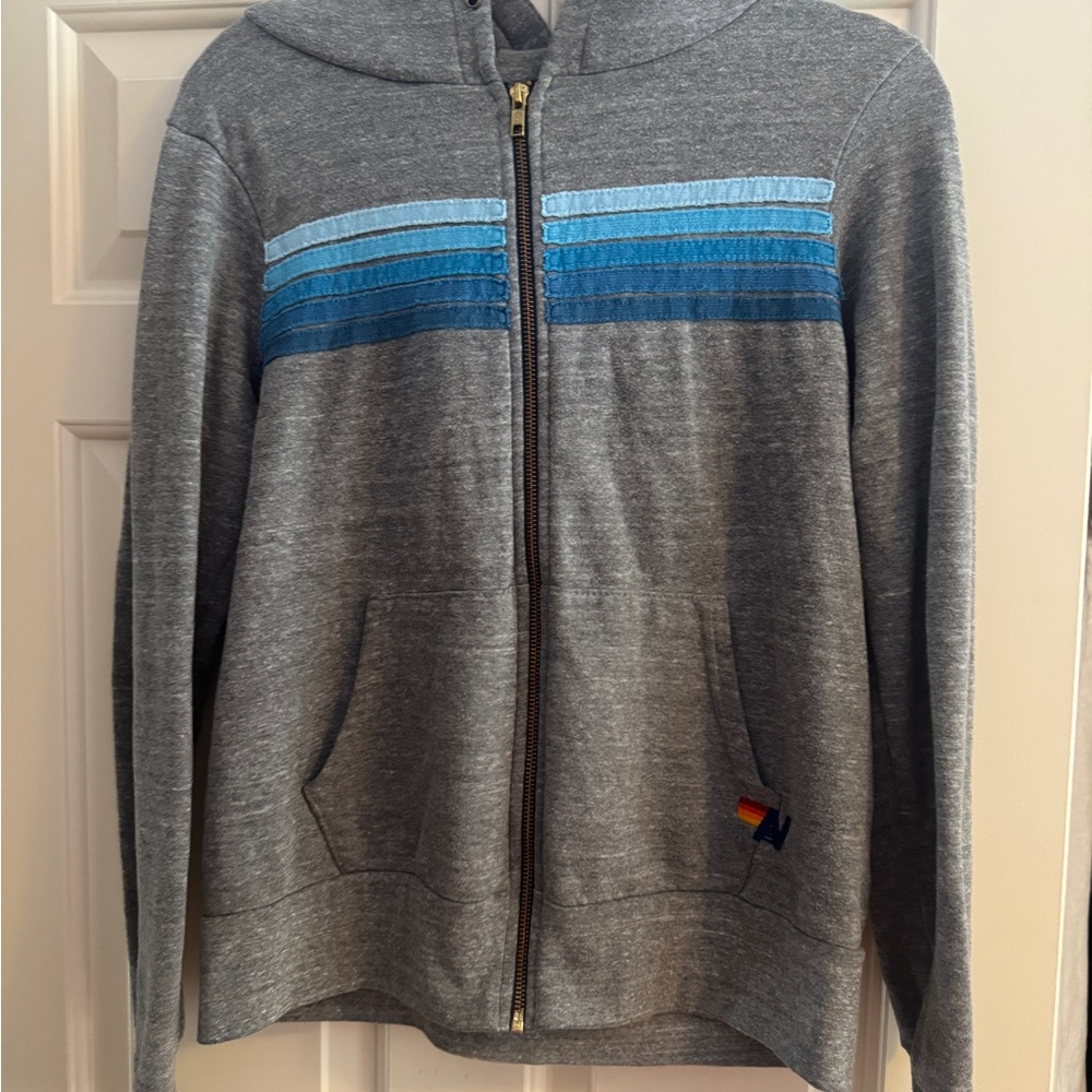 Womens Aviator Nation zip up hoodie